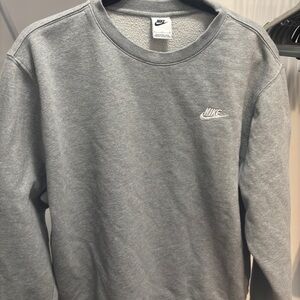 Youth Large, Grey Nike Crewneck